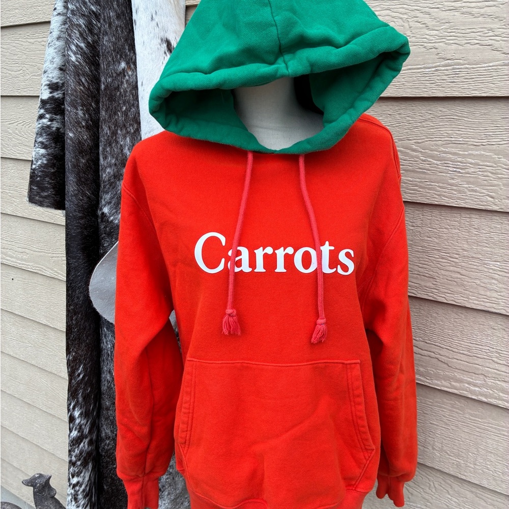 Champion Red and Green Hoodie